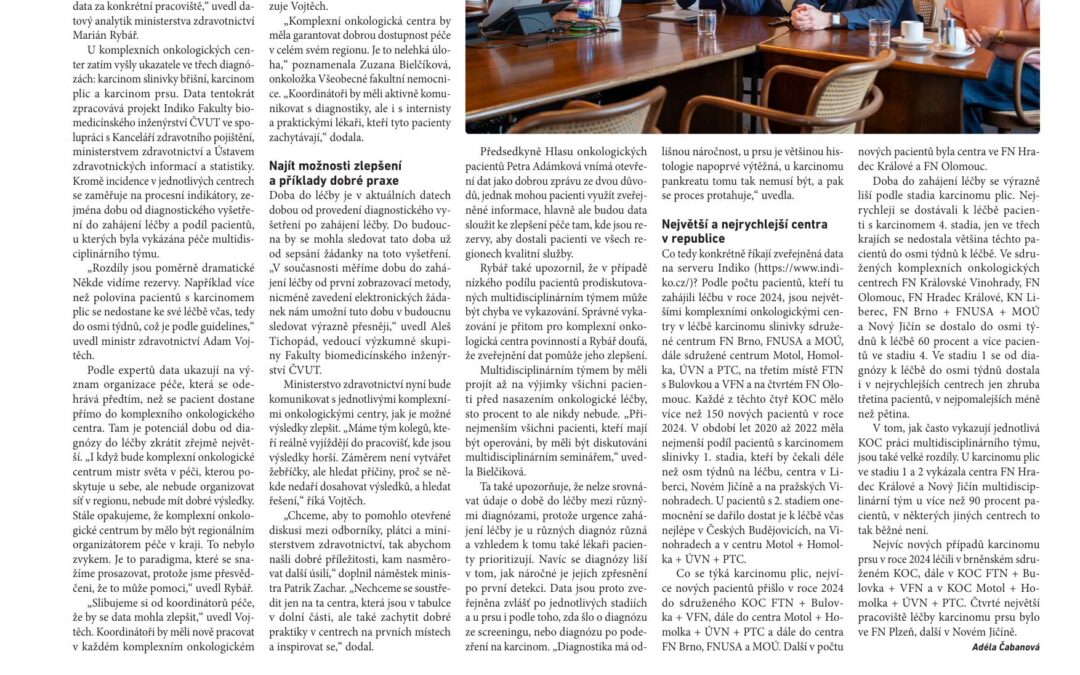 Genomický test MammaPrint/BluePrint může nově pomoci i při rozhodování o neoadjuvantní léčbě